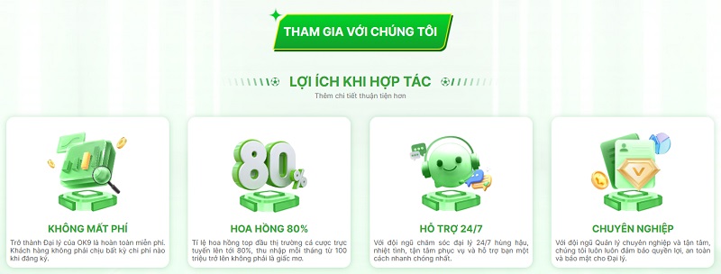 Đại Lý OK9 - Chính Sách Mới Nhất, Điều Kiện Tham Gia Đại Lý 2 Điều Kiện & Yêu Cầu Để Trở Thành Đại Lý Chính Thức Của OK9