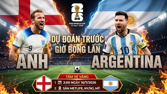 OK9 - Soi kèo Anh vs Argentina: Nhận định bán kết World Cup 2026 9 OK9 - Soi kèo Anh vs Argentina: Nhận định bán kết World Cup 2026